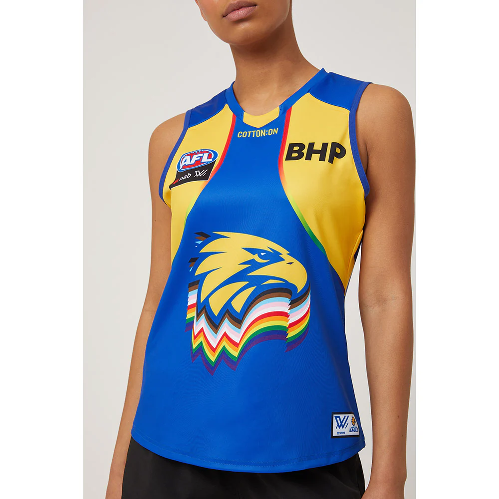 West Coast Eagles AFLW Season 7 Womens Pride Guernsey - Image 4