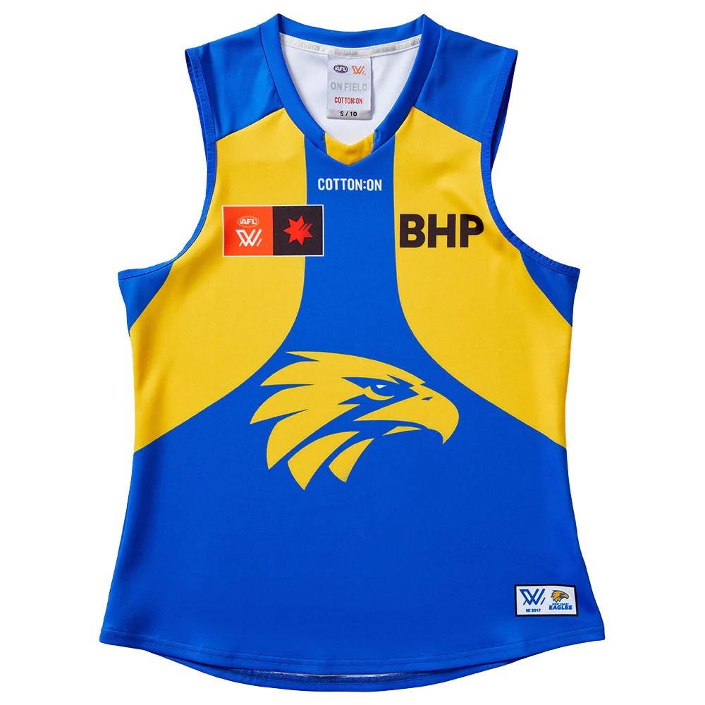 West Coast Eagles AFLW S10 Home Guernsey