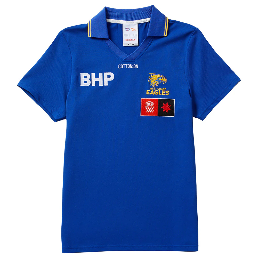West Coast Eagles AFLW Season 10 Media Polo