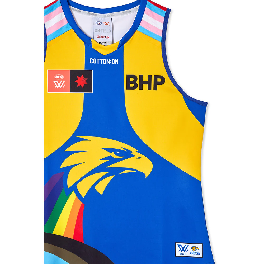 West Coast Eagles Season 8 AFLW Authentic Pride Guernsey - Image 3