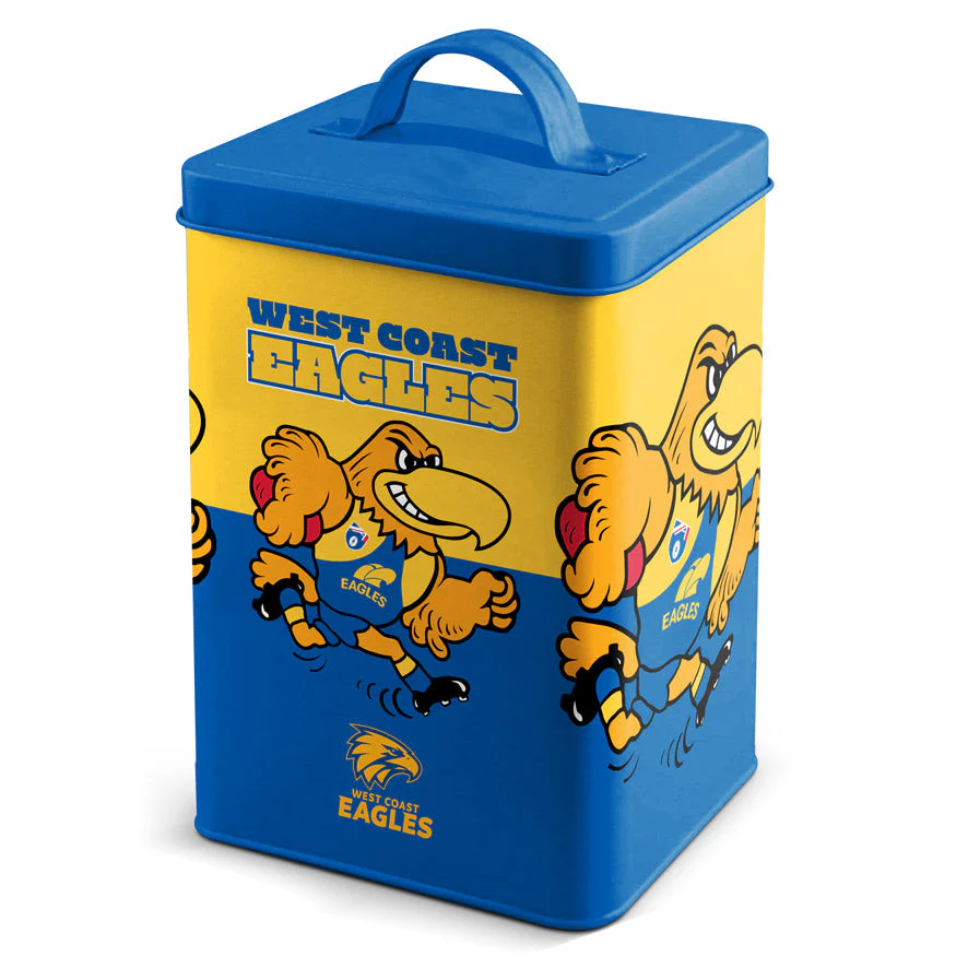West Coast Eagles Retro Mascot Cookie Tin