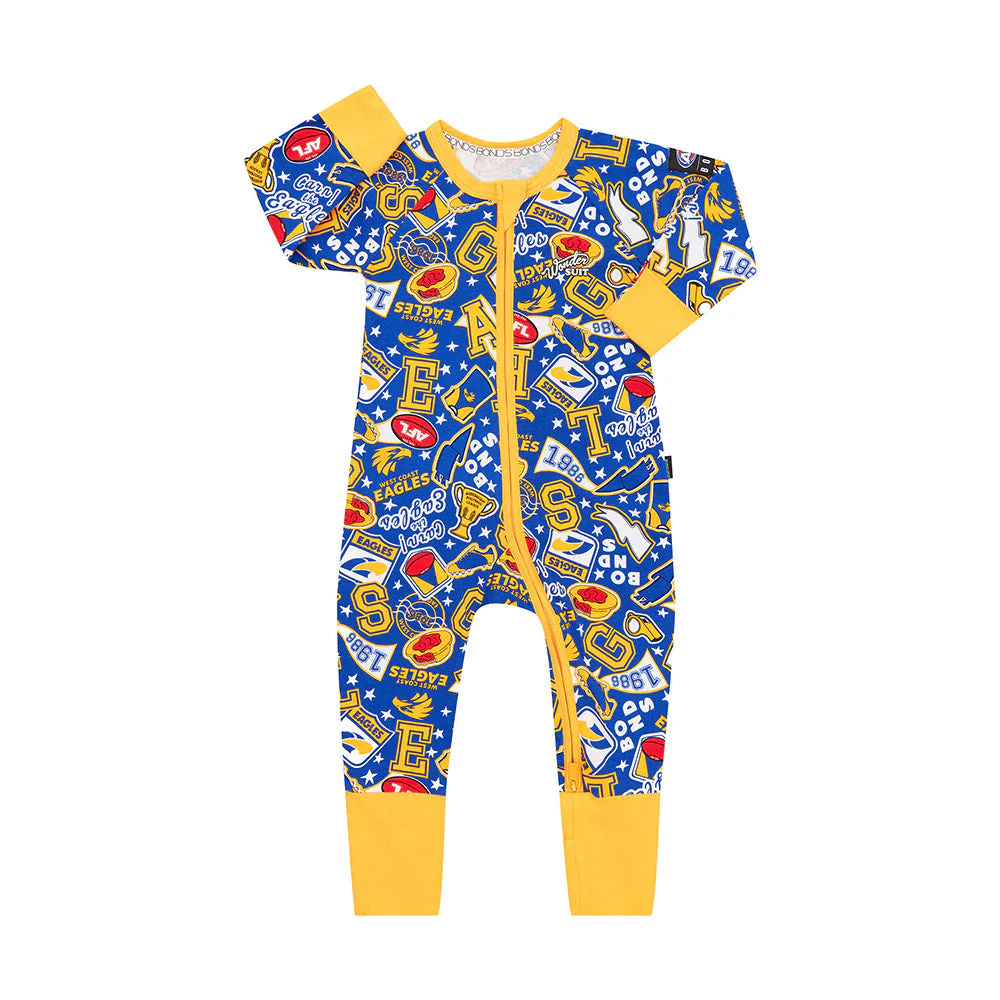 West Coast Eagles Digi Zip Wondersuit - Image 5