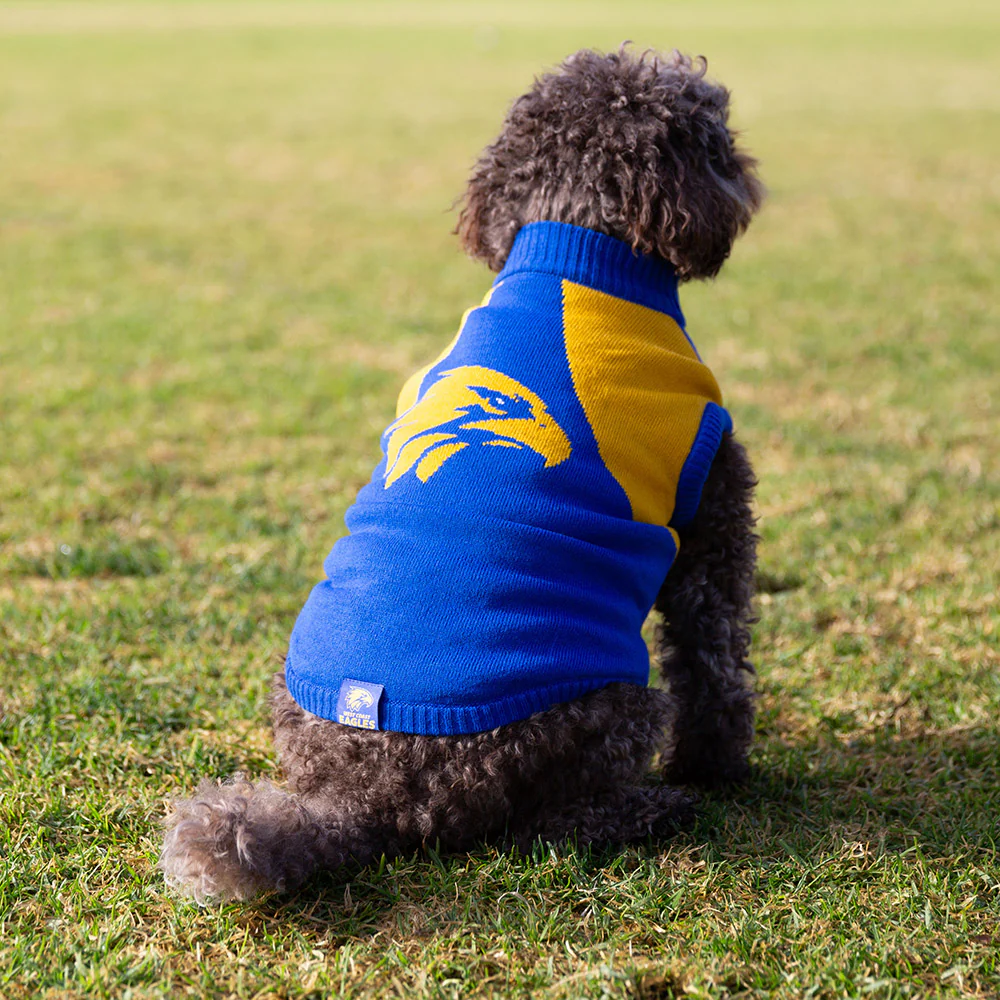 West Coast Eagles Dog Jumper - Medium