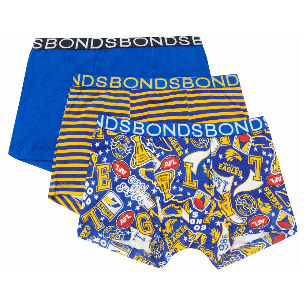West Coast Eagles Kids Trunk 3 Pack - Image 4