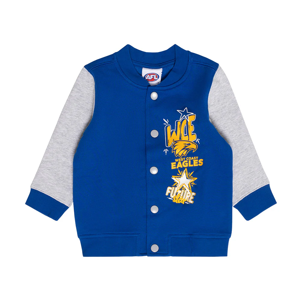 West Coast Eagles Kids Varsity Fleece Jacket