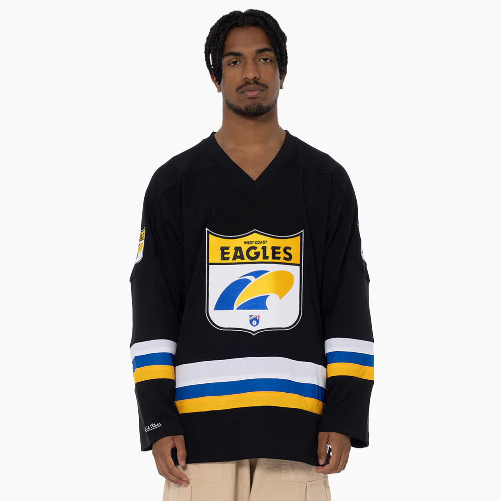West Coast Eagles Mitchell & Ness Evade Hockey Jersey