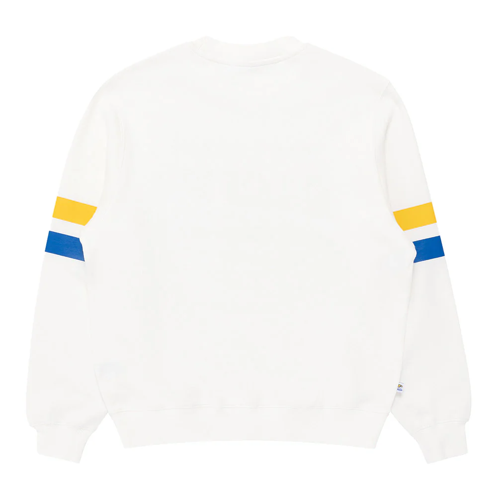 West Coast Eagles Womens Stripe Sleeve Crew - Image 2