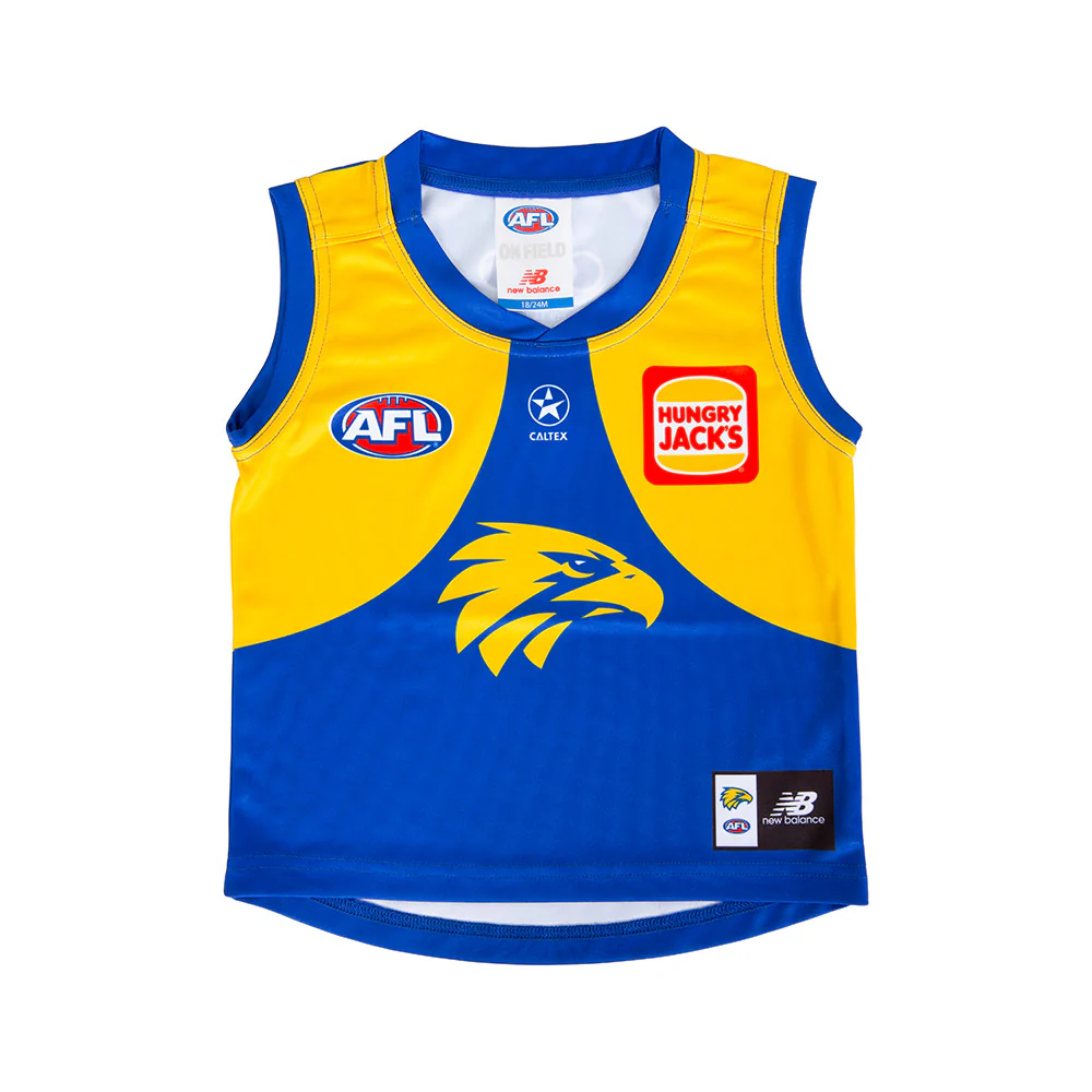 West Coast Eagles 2024 Authentic Toddler Home Guernsey