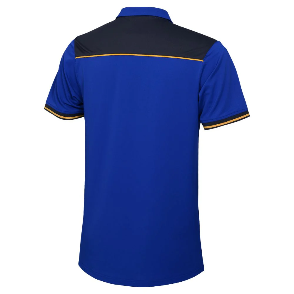 West Coast Eagles 2025 Authentic Royal Media Polo - Image 2