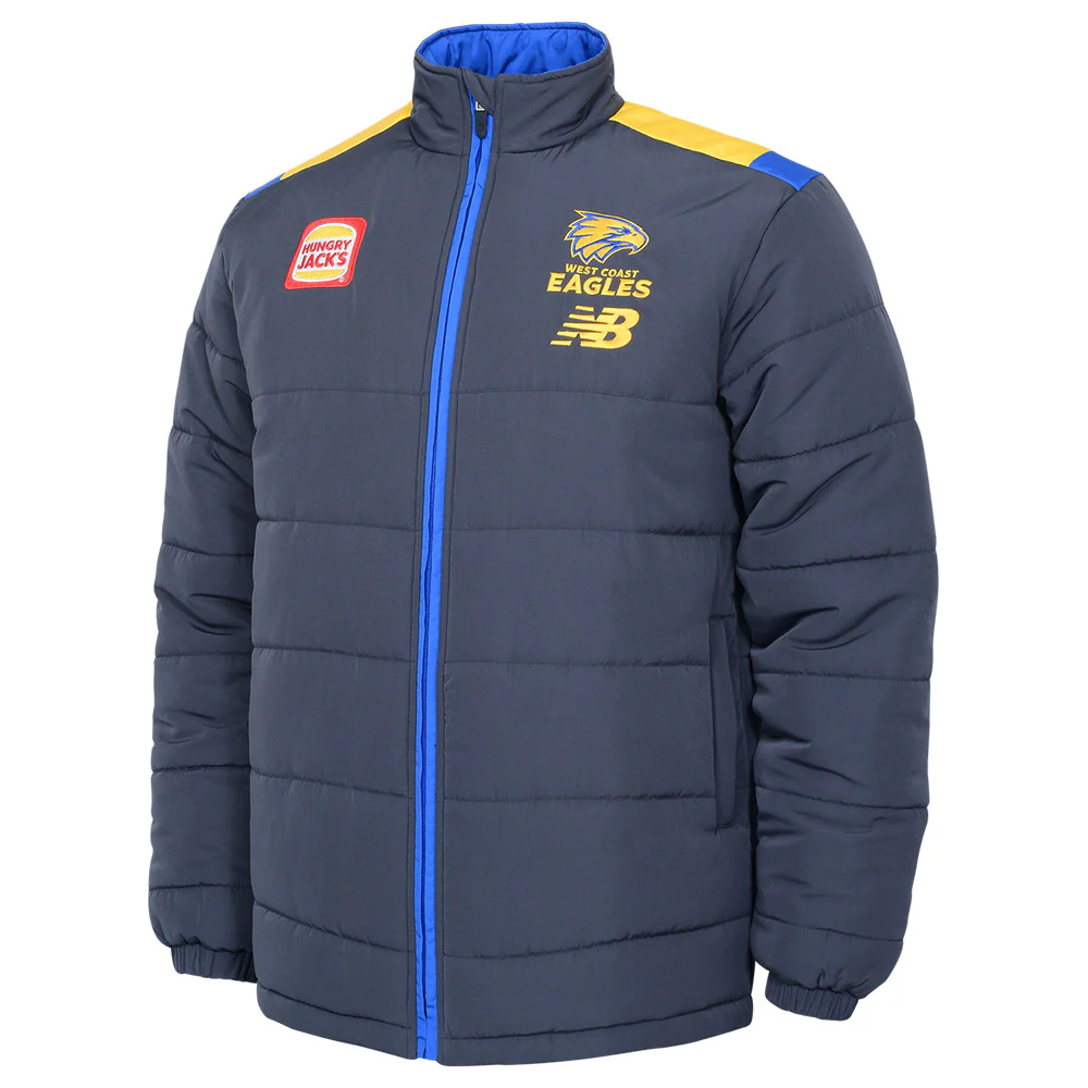 West Coast Eagles On Field 2025 Puffer Jacket