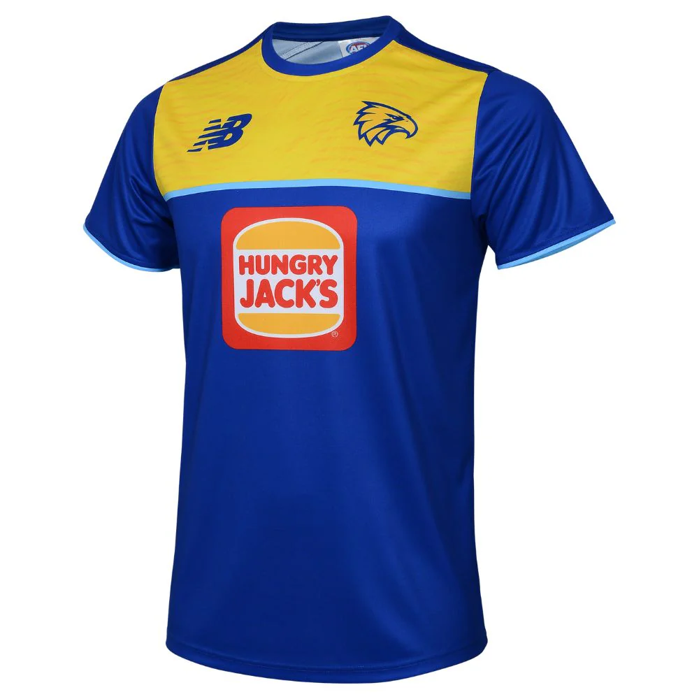 West Coast Eagles 2025 Authentic Training Tee