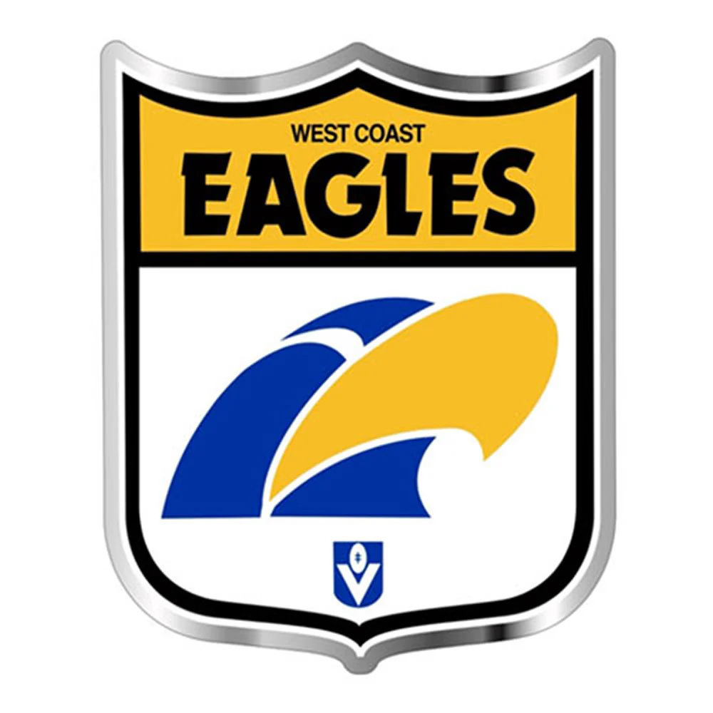 West Coast Eagles Retro Logo Car Decal