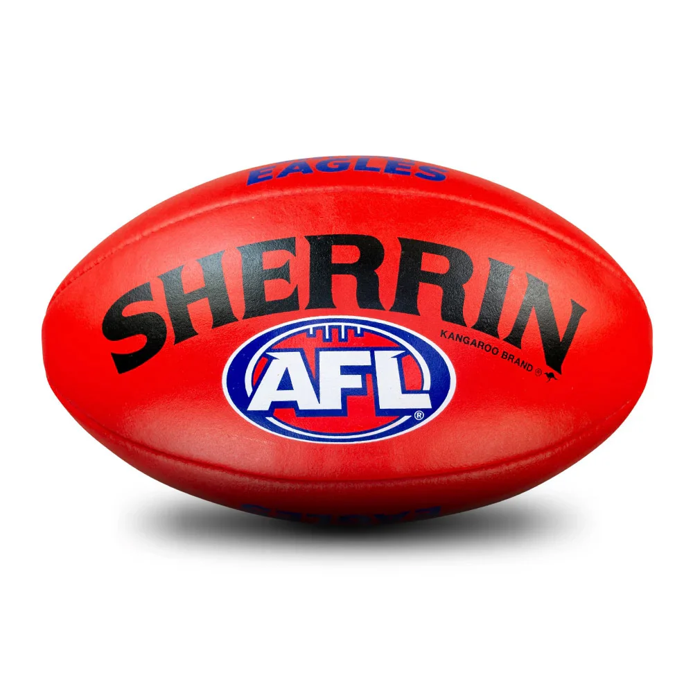 West Coast Eagles Sherrin Size 5 Leather - Image 4