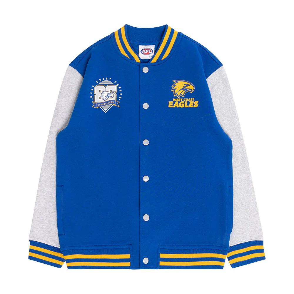 West Coast Eagles  Youth Varsity Fleece Jacket