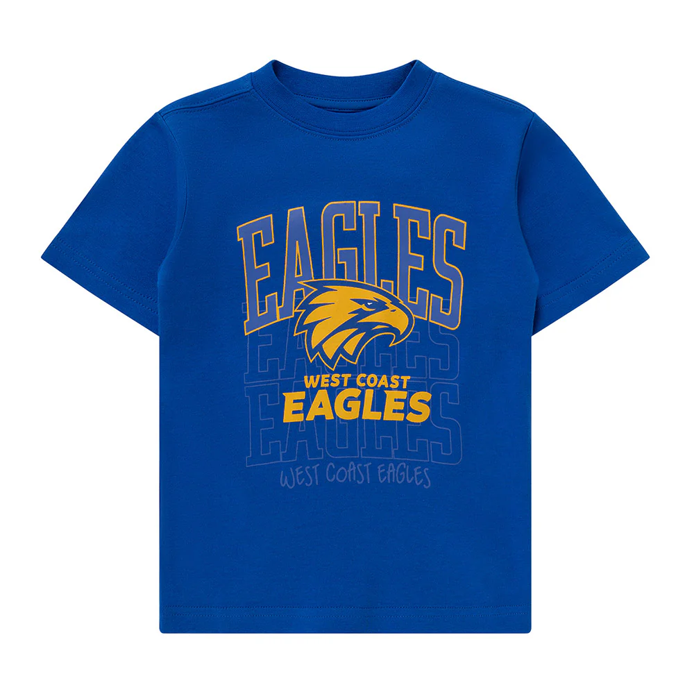 West Coast Eagles Kids Core Logo Tee