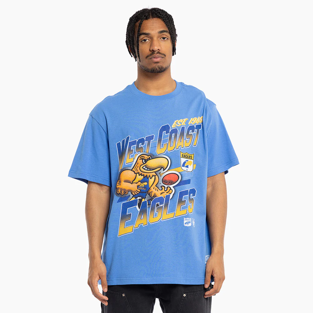West Coast Eagles Mitchell & Ness Mascot Character Tee