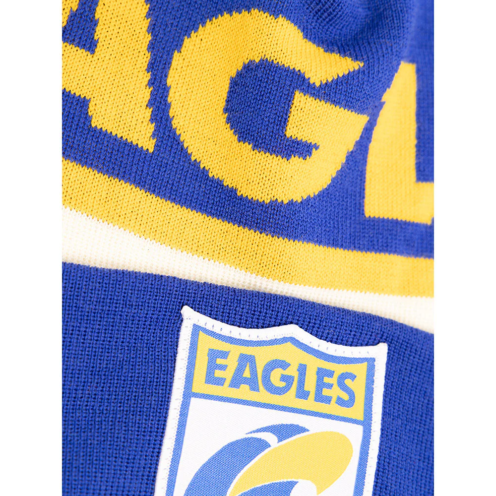 West Coast Eagles Throwback Merino Wool Beanie - Image 3