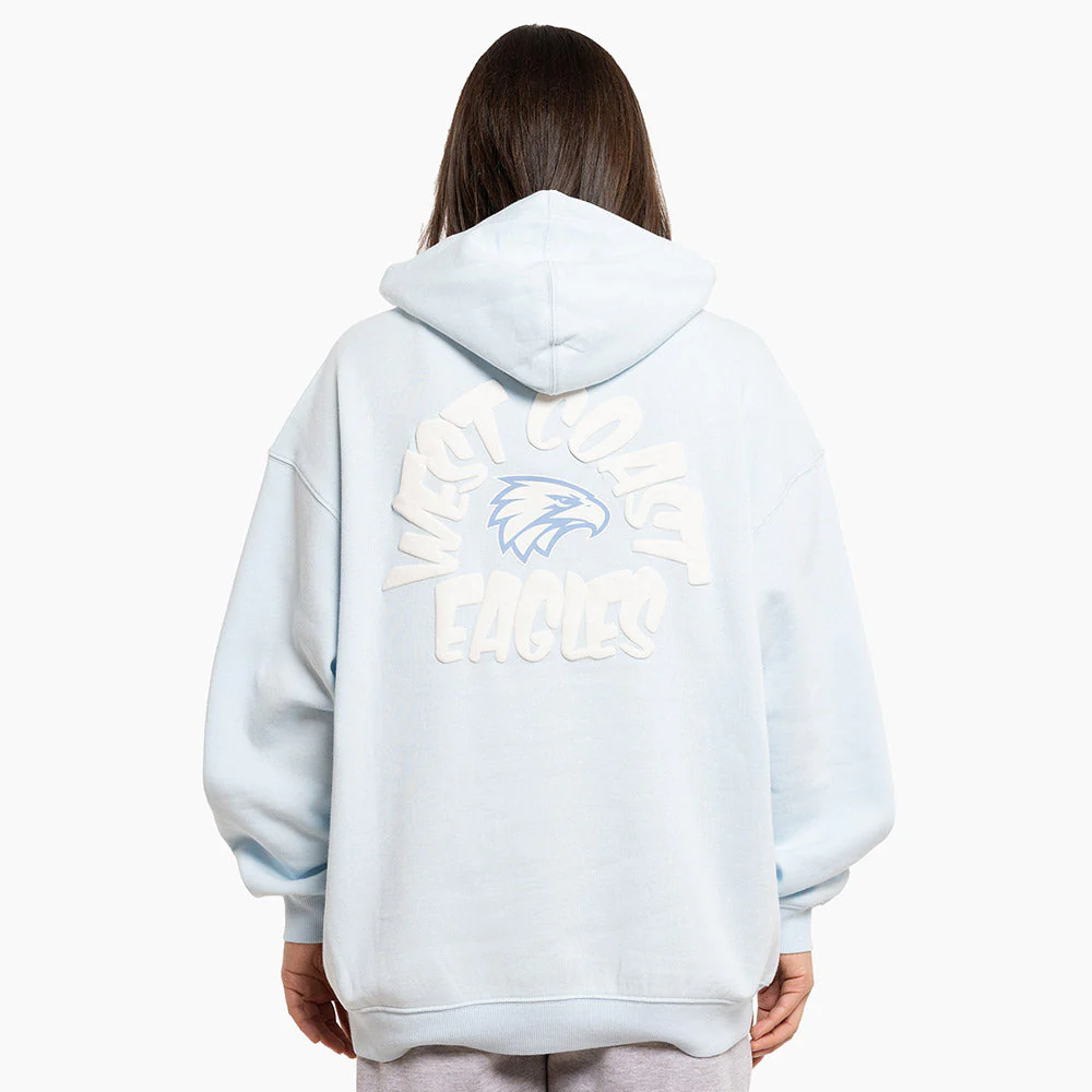 West Coast Eagles Womens Puff Hoodie - Image 2