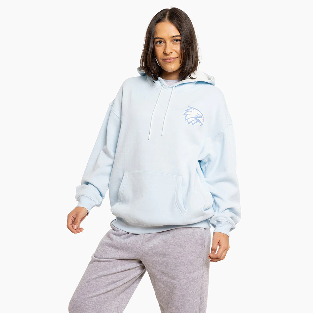 West Coast Eagles Womens Puff Hoodie - Image 3