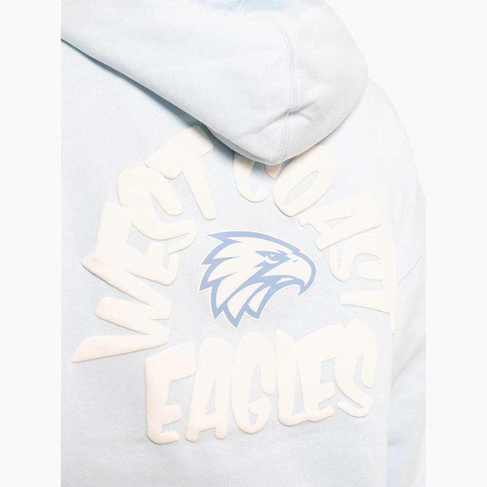 West Coast Eagles Womens Puff Hoodie - Image 4