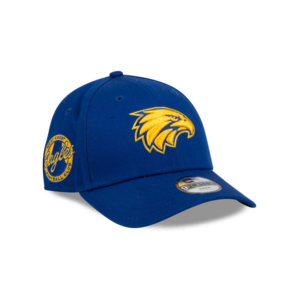West Coast Eagles Badged 9forty Kids Cap