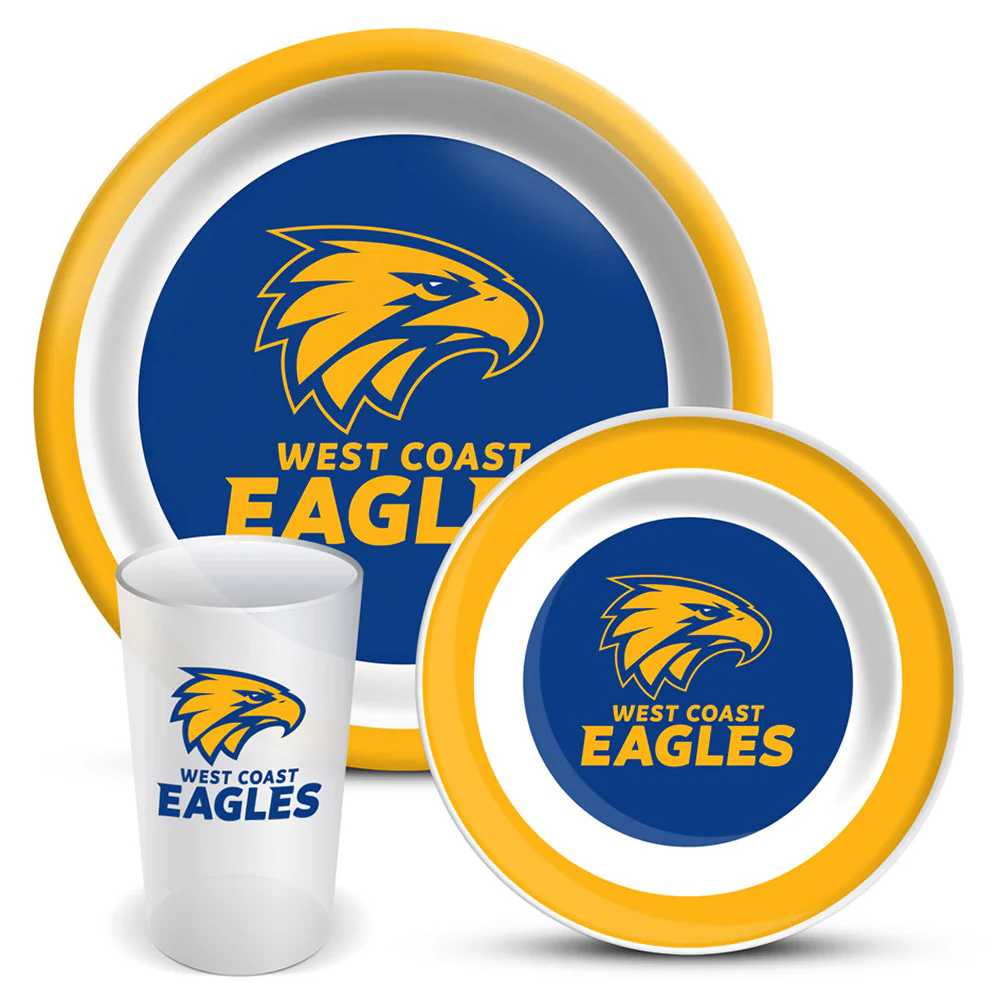 West Coast Eagles 3 Piece Dinner Set - Image 2