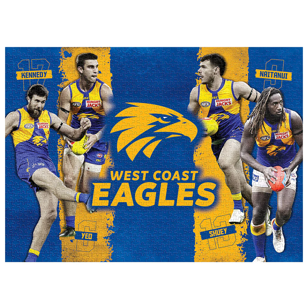 West Coast Eagles 4-Player Team Design Puzzle