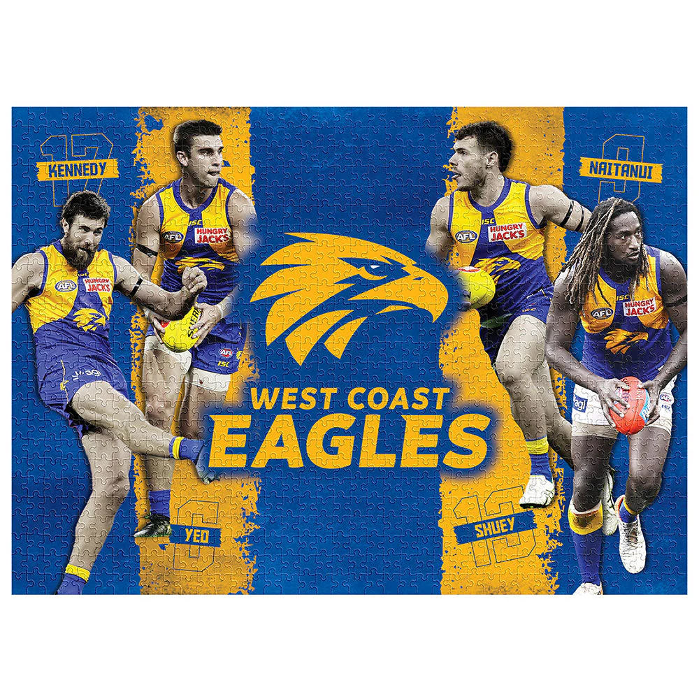 West Coast Eagles 4-Player Team Design Puzzle - Image 2