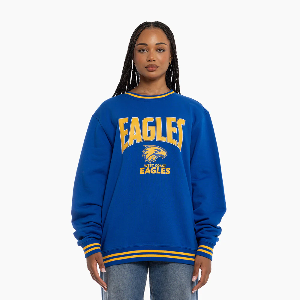 West Coast Eagles Adult Arch Crew Sweater - Image 3
