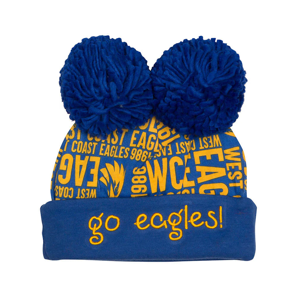 West Coast Eagles Babies Beanie