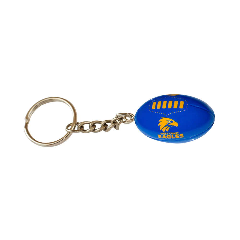 West Coast Eagles Ball Keyring