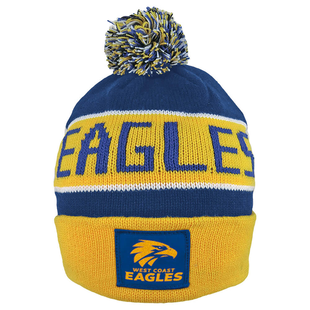 West Coast Eagles Bar Beanie