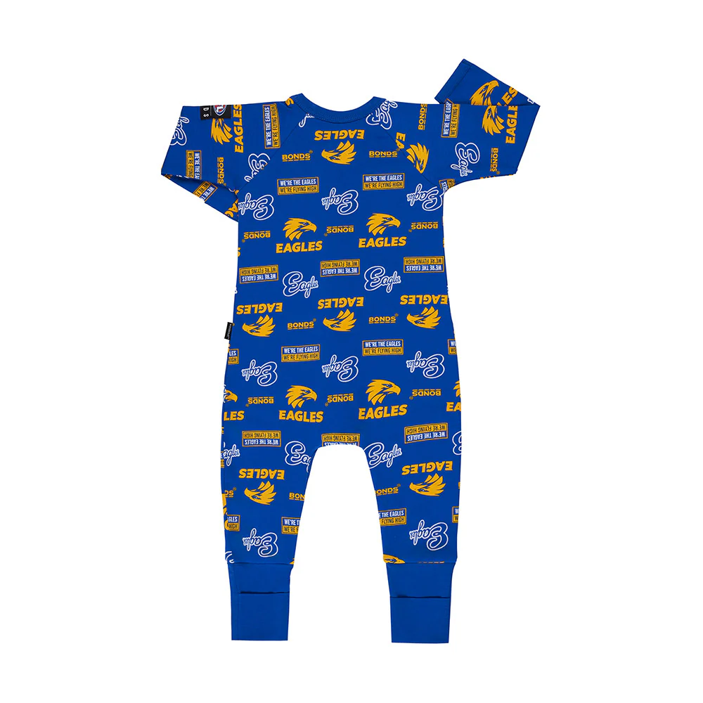 West Coast Eagles Bonds Zippy Wondersuit - Image 3