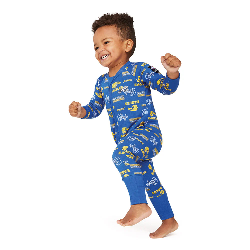 West Coast Eagles Bonds Zippy Wondersuit - Image 4