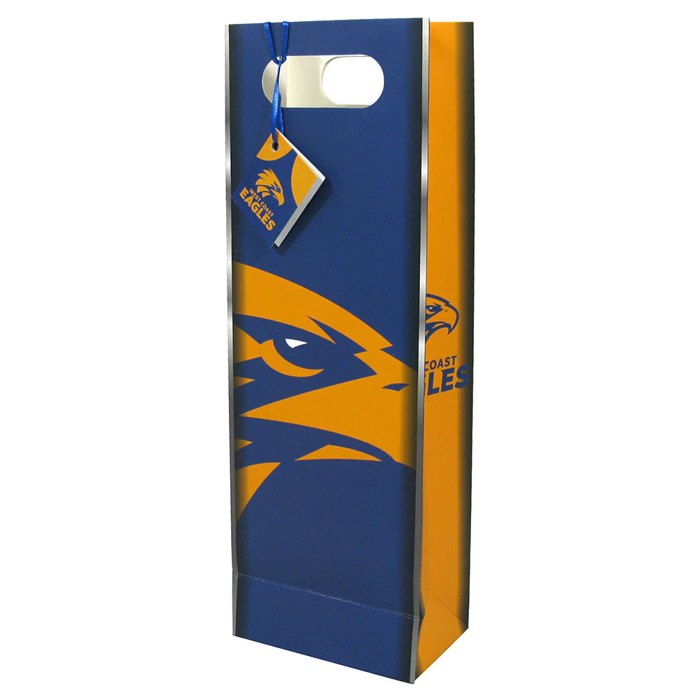 West Coast Eagles Bottle Gift Bag