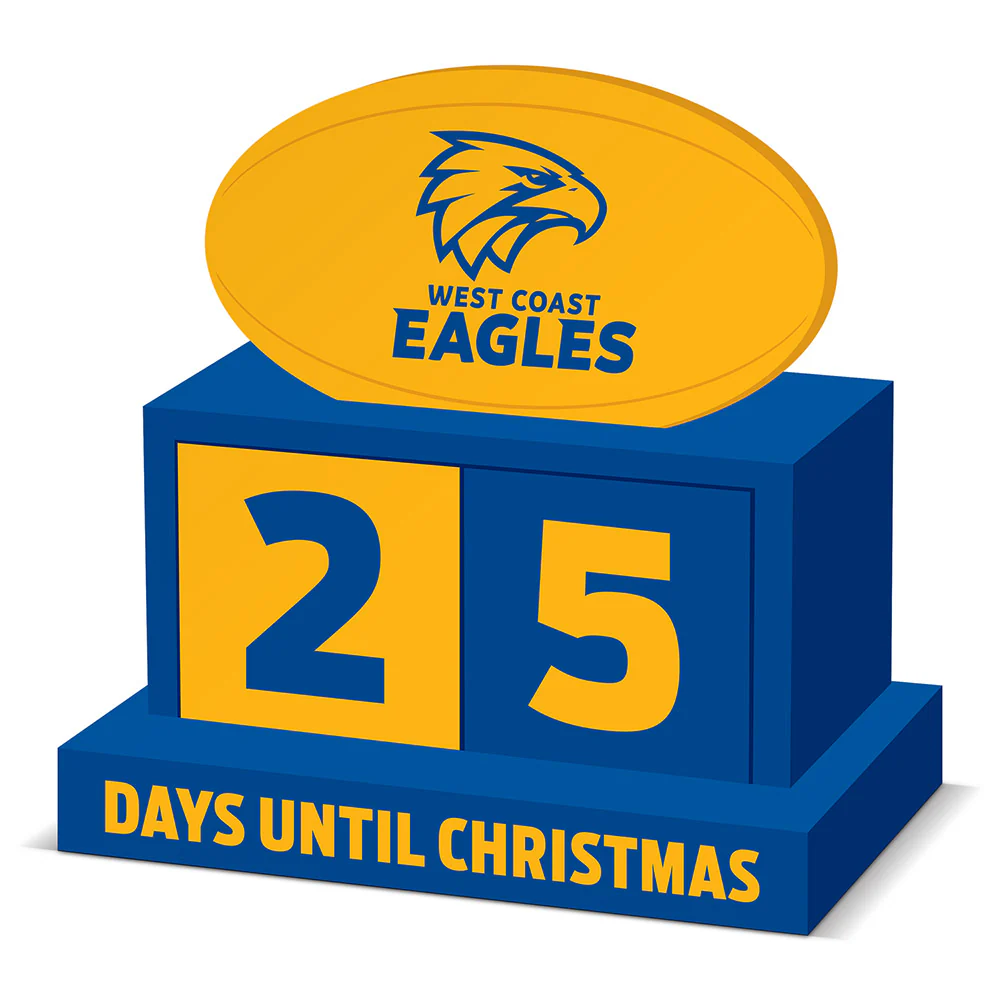 West Coast Eagles Christmas Countdown Blocks