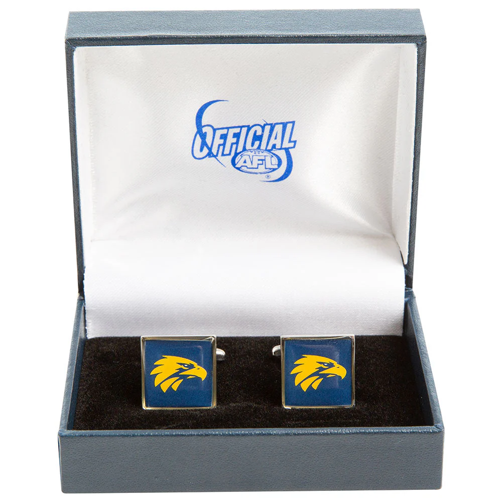 West Coast Eagles Coloured Cufflinks - Image 3