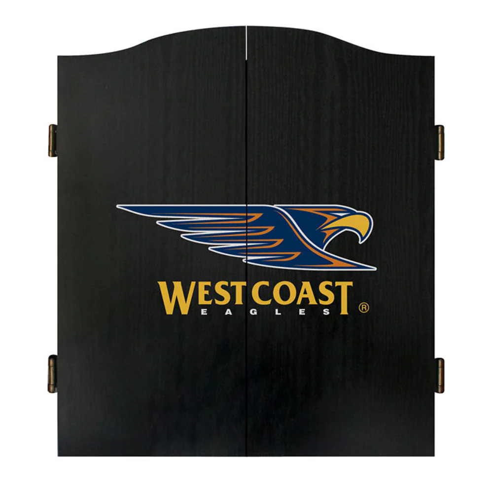 West Coast Eagles Dartboard In Cabinet - Image 4