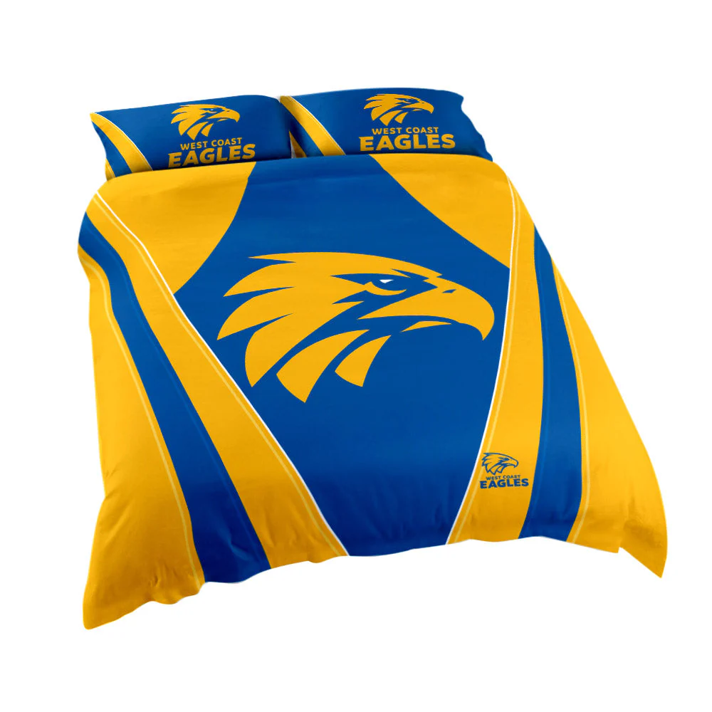 West Coast Eagles Double Quilt Cover Set - Image 2