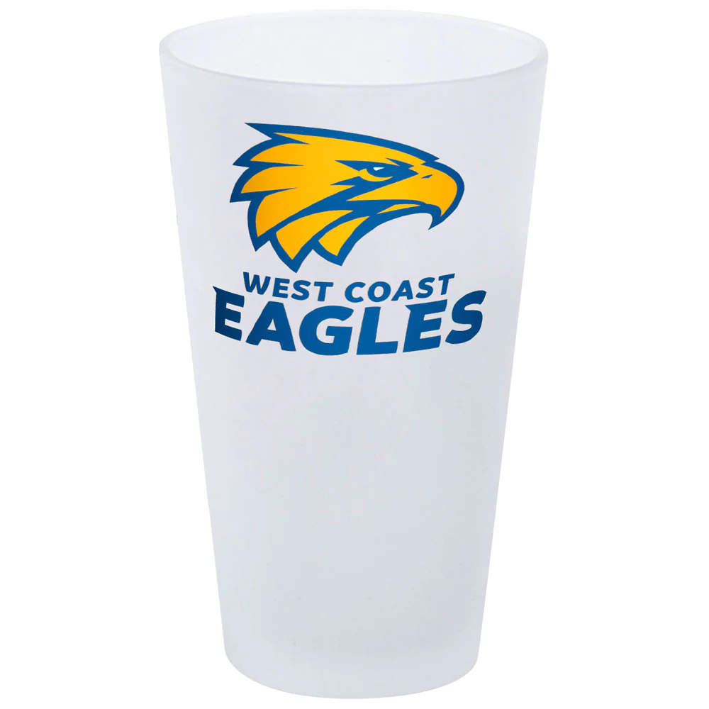 West Coast Eagles Frosted Glass