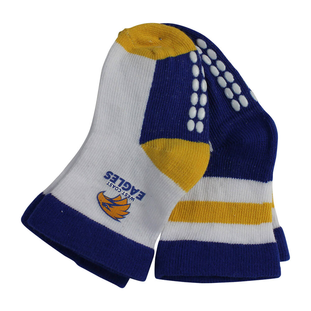 West Coast Eagles Infant Logo Socks - 2 Pack - Image 2