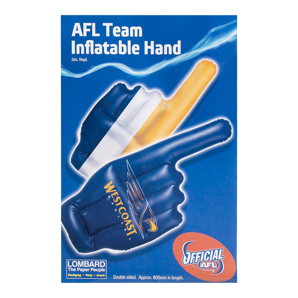 West Coast Eagles Inflatable Hand - Image 3