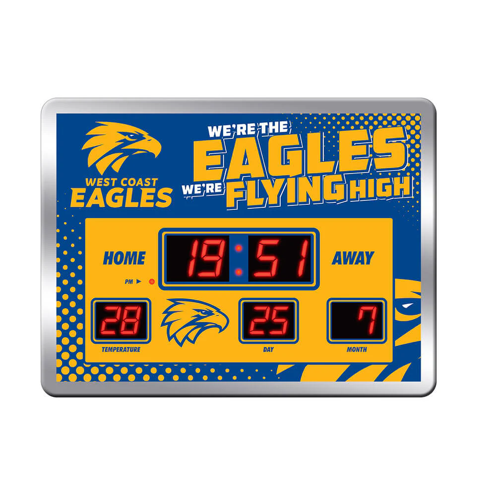 West Coast Eagles Led Scoreboard Clock
