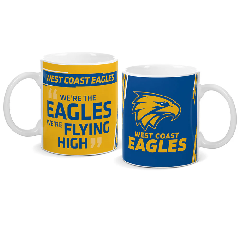 West Coast Eagles Logo And Song Mug - Image 2