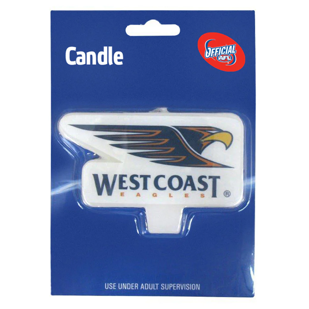 West Coast Eagles Logo Candle