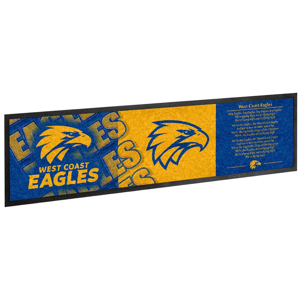 West Coast Eagles Lyrics Bar Runner
