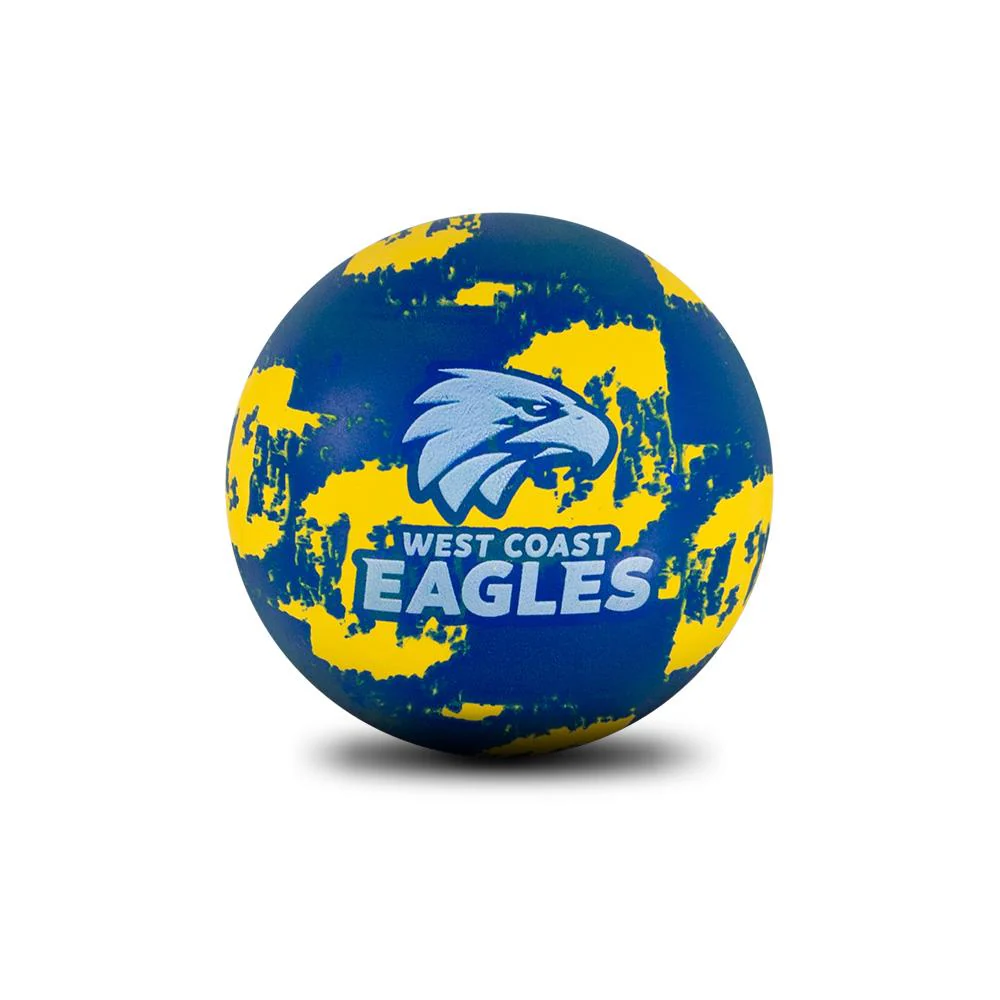West Coast Eagles Marble High Bounce Ball - Image 2