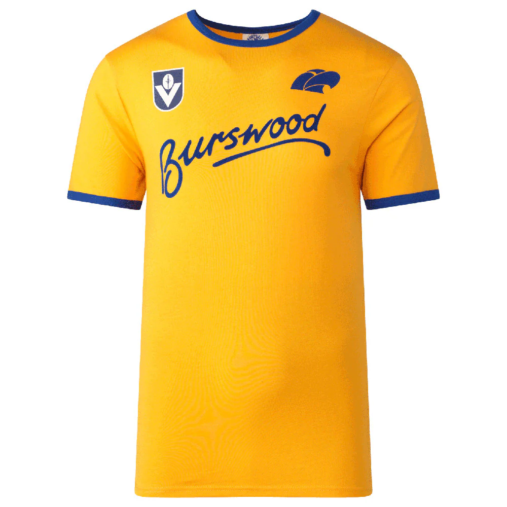 West Coast Eagles Mens Gold Throwback Tee
