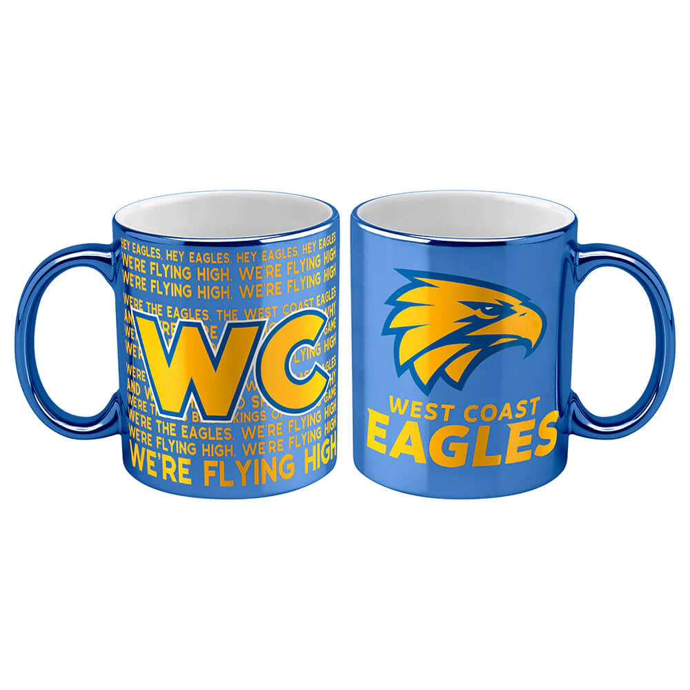 West Coast Eagles Metallic Mug