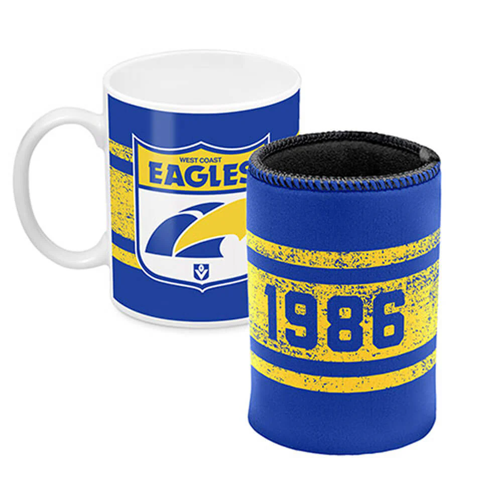West Coast Eagles Mug And Can Cooler Gift Pack - Image 2